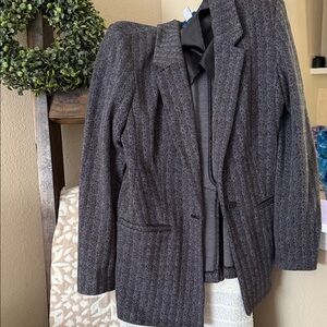 Old Navy Women's Gray and Black Blazer-size M